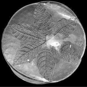 Vintage 1970s Kosta Boda Torta Clear Glass Platter Party Collection Goran Warff